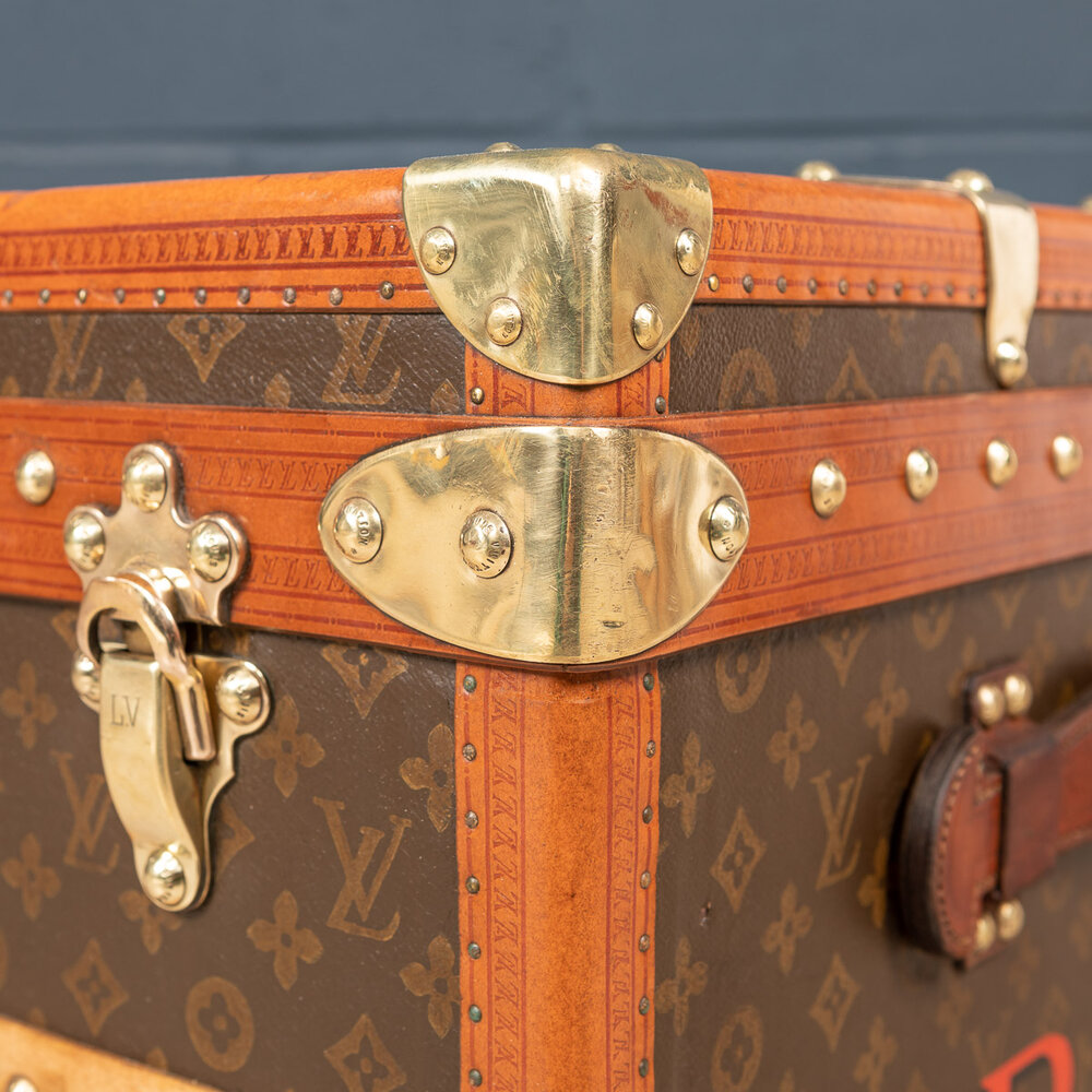 LOUIS VUITTON, Mail trunk in monogrammed coated canvas, …