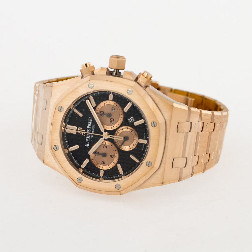 Audemars Piguet Royal Oak Chronograph Chocolate 26331OR.OO.1220OR.02 Rose Gold Watch