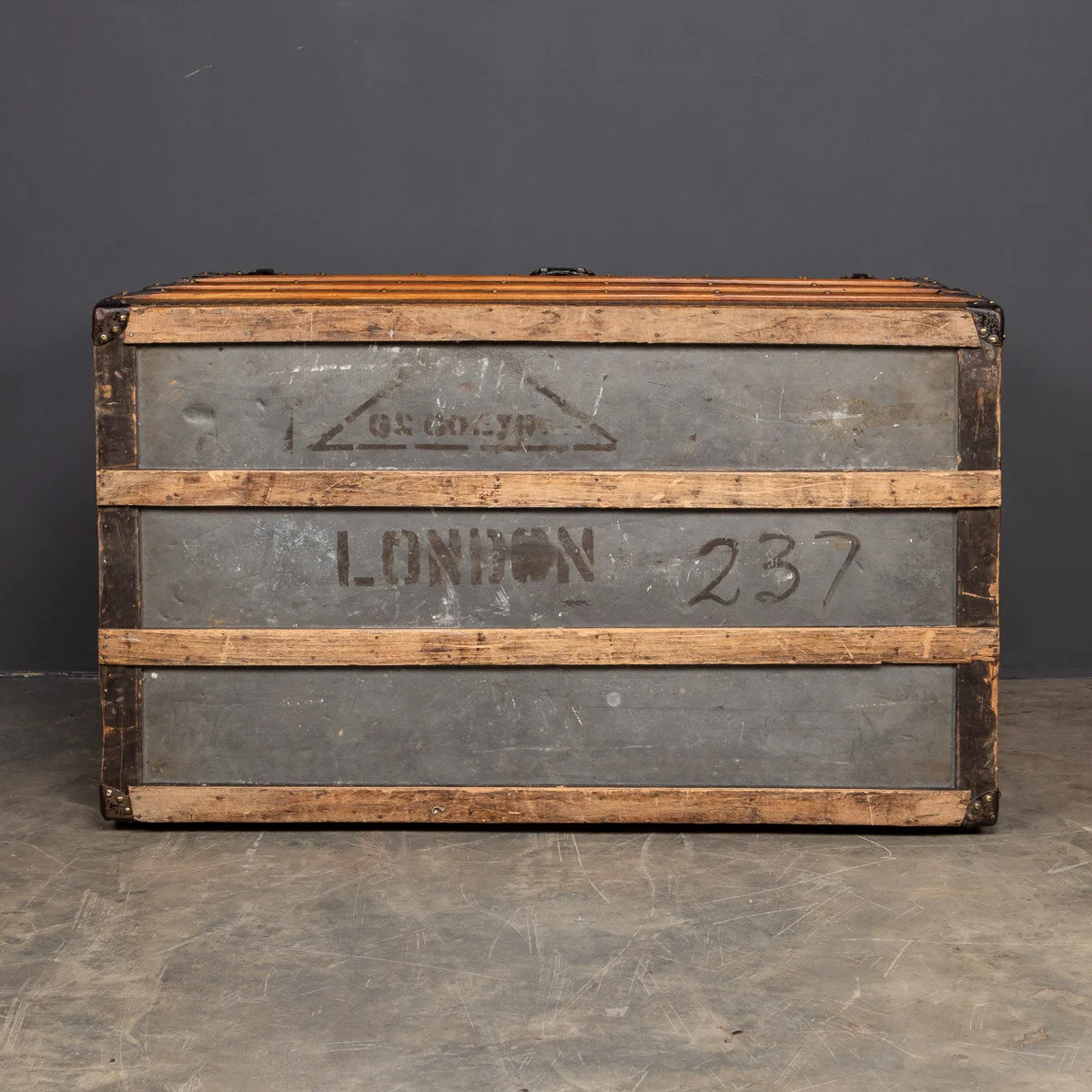 PUSHKIN ANTIQUES - ANTIQUE 20thC GOYARD CABIN TRUNK c.1920 - 07.jpg