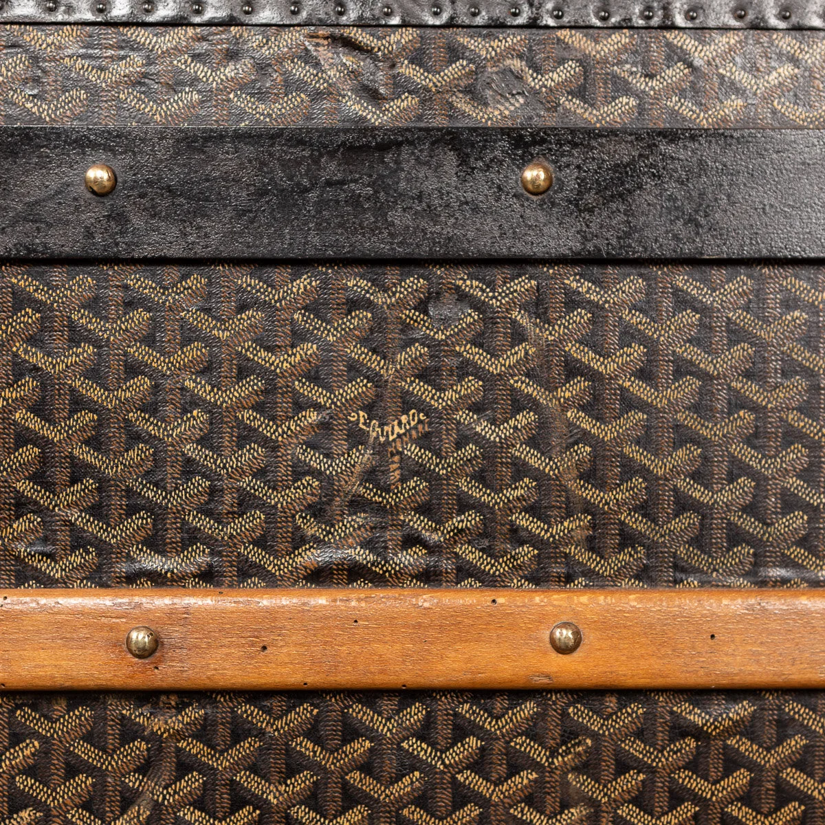 PUSHKIN ANTIQUES - ANTIQUE 20thC GOYARD CABIN TRUNK c.1920 - 22.jpg