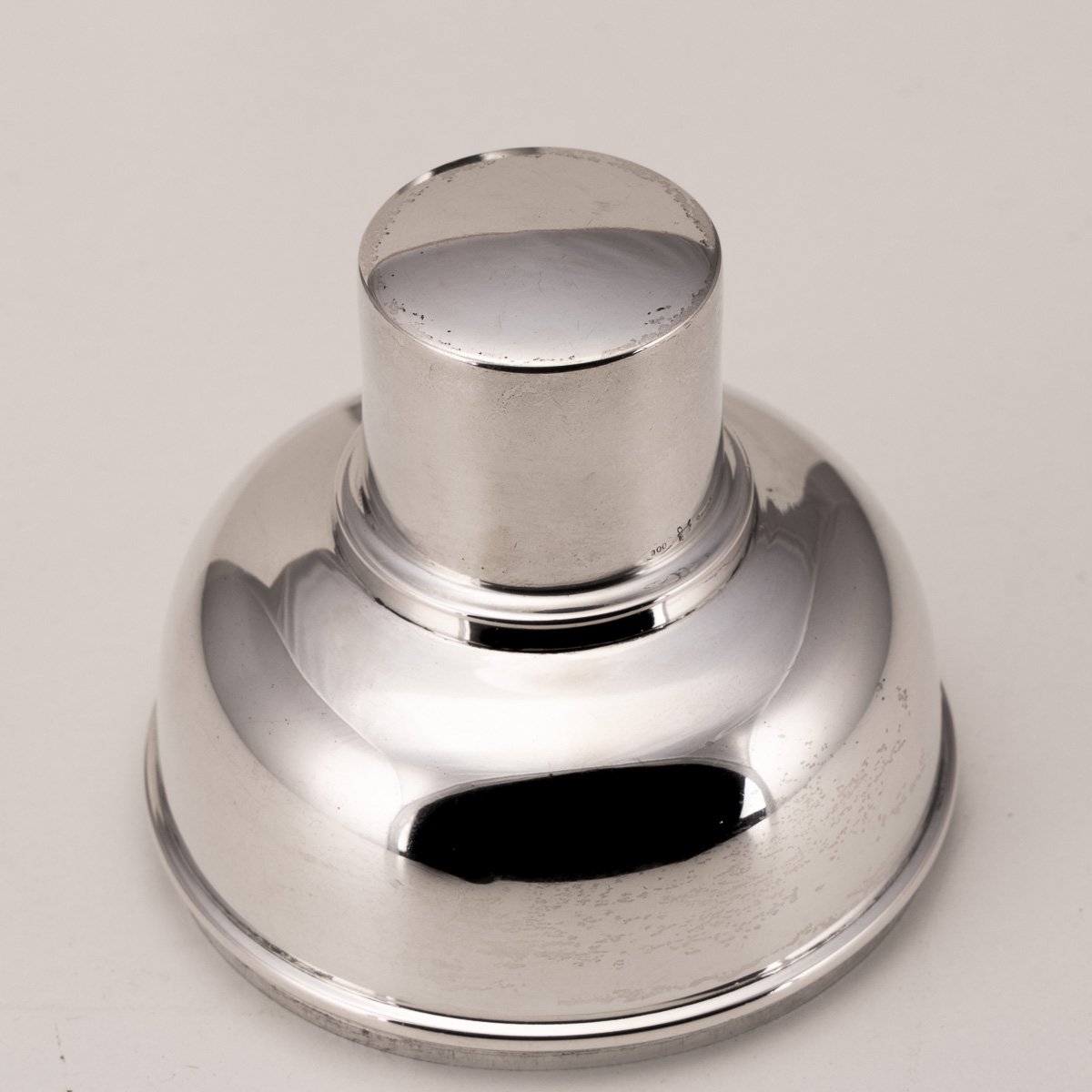 PUSHKINS.COM - Z12149 - VINTAGE 20thC ITALIAN SOLID SILVER COCKTAIL SHAKER, MADE IN NAPLES c.1960 - 10.jpg