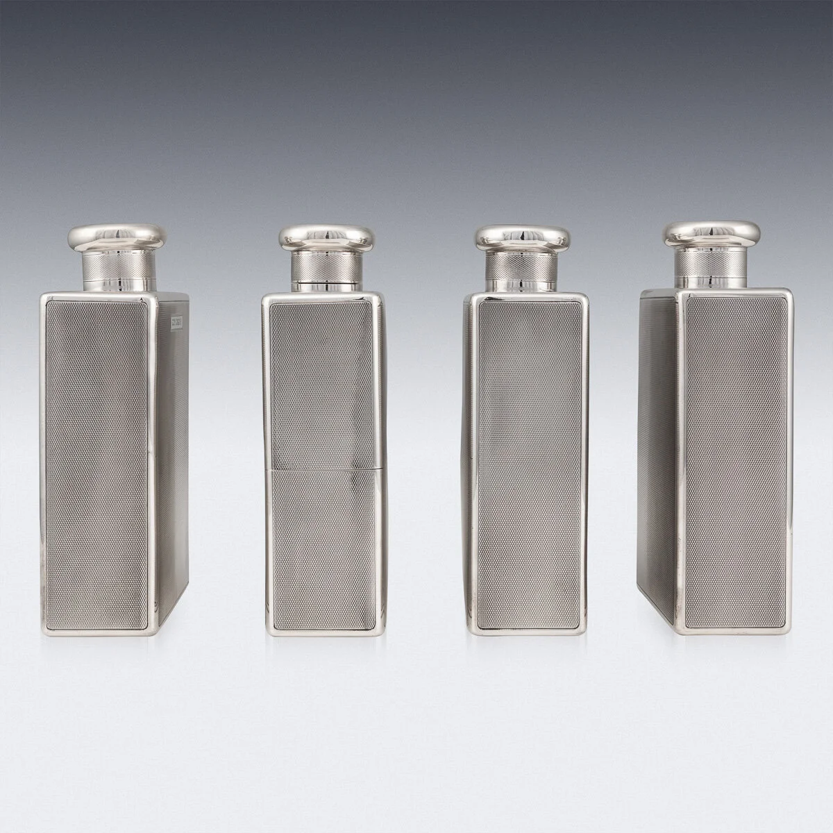 PUSHKIN ANTIQUES - ANTIQUE 20thC ENGLISH SOLID SILVER CASED PERFUME BOTTLES, LONDON c.1922 - 06.jpg