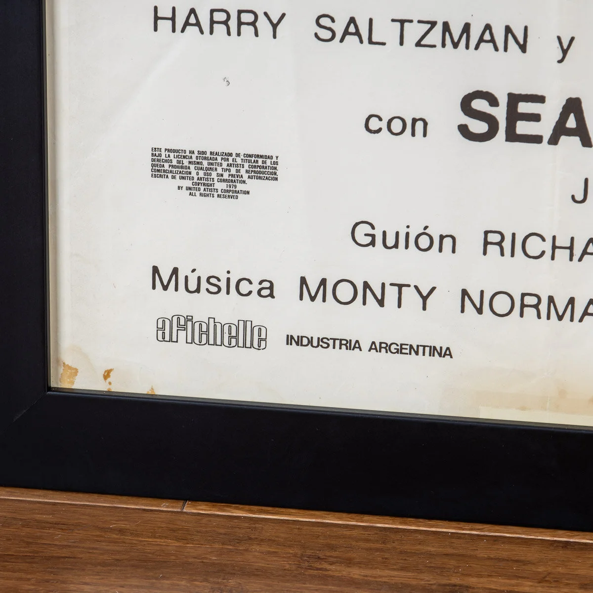 PUSHKIN ANTIQUES - ORIGINAL ARGENTINIAN RE-RELEASE JAMES BOND DR. NO FILM POSTER c1979 - 17.jpg