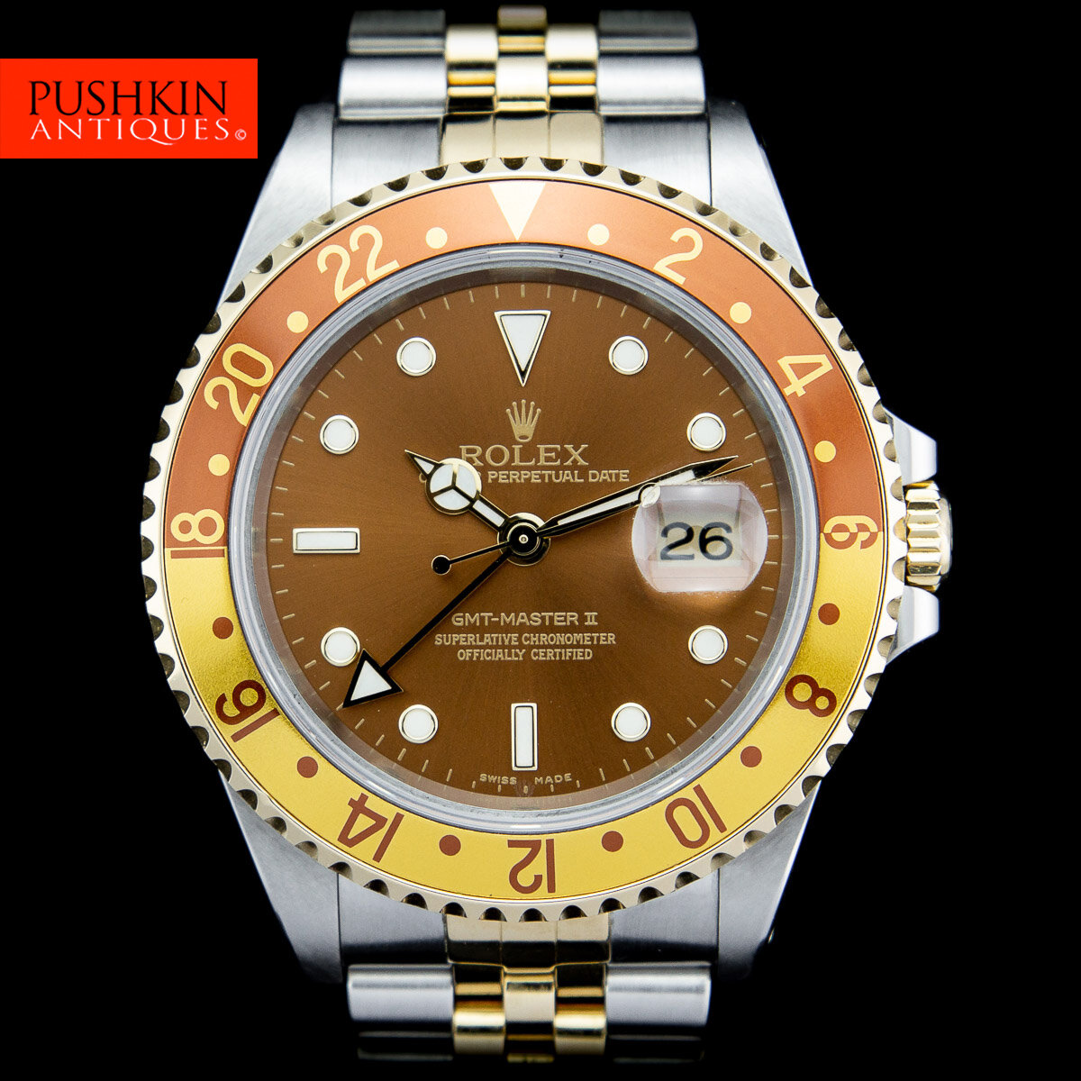 Rolex 16713 Rolex Gmt 1993 Rolex GMT-Master II 16713 Tiger Eye