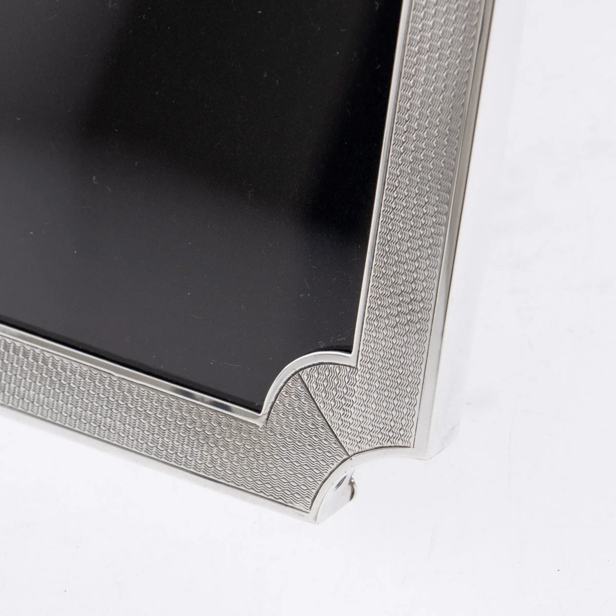 Pushkin Antiques - ANTIQUE 20thC ART DECO SOLID SILVER LARGE PHOTO FRAME, BIRMINGHAM c.1924 - 07.jpg