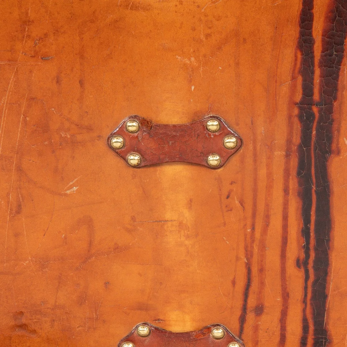 Pushkin Antiques - ANTIQUE 20thC LOUIS VUITTON TRUNK IN NATURAL COW HIDE, PARIS c.1900 - 26.jpg