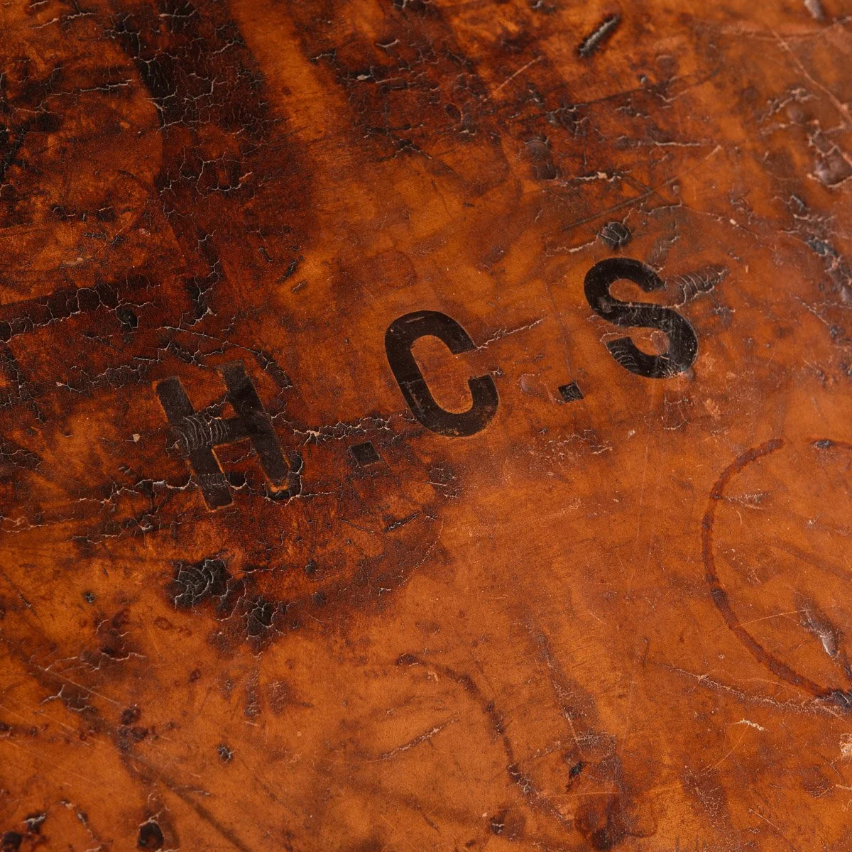 Pushkin Antiques - ANTIQUE 20thC LOUIS VUITTON TRUNK IN NATURAL COW HIDE, PARIS c.1900 - 38.jpg