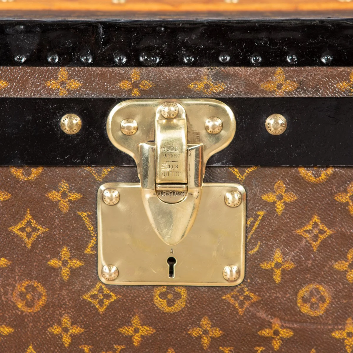 Pushkin Antiques - ANTIQUE 20thC LOUIS VUITTON HAT TRUNK IN MONOGRAM CANVAS, PARIS c.1900 - 16.jpg
