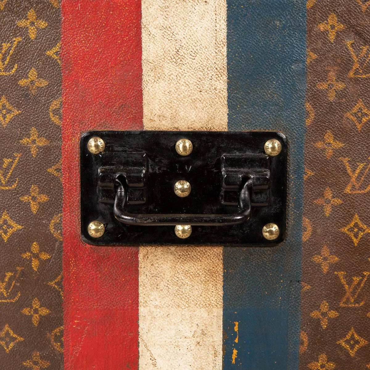 Pushkin Antiques - ANTIQUE 20thC LOUIS VUITTON HAT TRUNK IN MONOGRAM CANVAS, PARIS c.1900 - 37.jpg