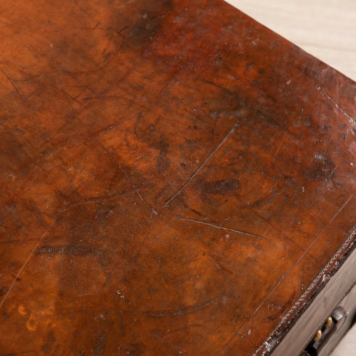 Pushkin Antiques - ANTIQUE 20thC GOYARD LEATHER CABIN TRUNK, FRANCE c.1900 - 22.jpg