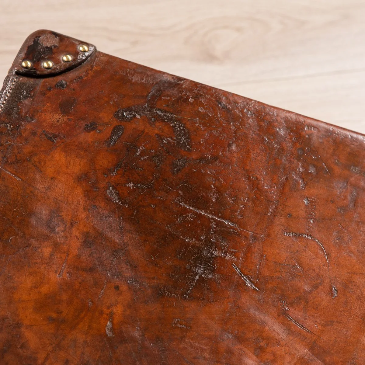 Pushkin Antiques - ANTIQUE 20thC GOYARD LEATHER CABIN TRUNK, FRANCE c.1900 - 23.jpg