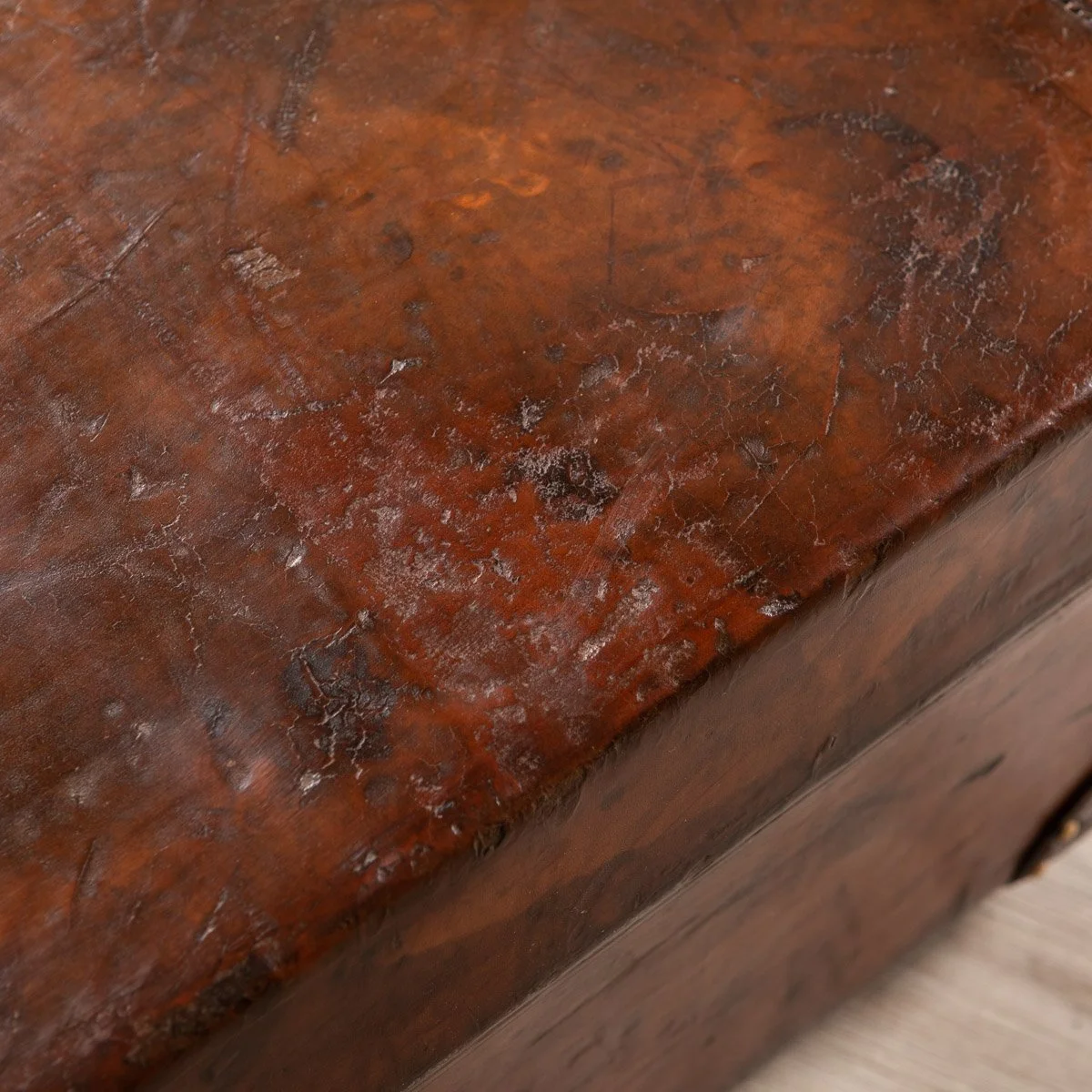 Pushkin Antiques - ANTIQUE 20thC GOYARD LEATHER CABIN TRUNK, FRANCE c.1900 - 34.jpg