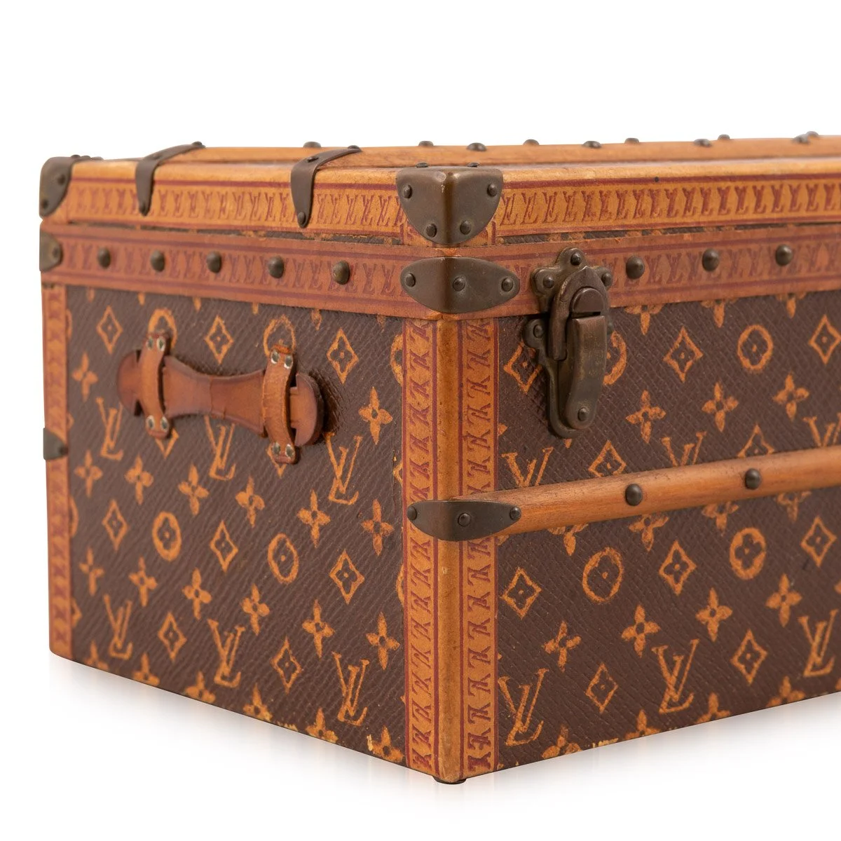 PUSHKIN ANTIQUES - ANTIQUE 20thC EXTREMELY RARE LOUIS VUITTON %22MALLE FLEURS%22 c.1920 - 20.jpg