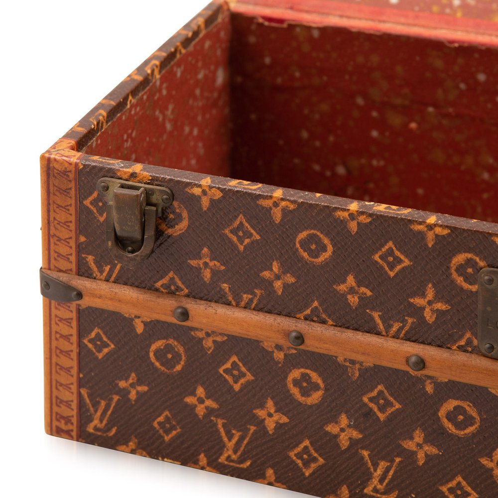 Louis Vuitton Brown Monogram Coated Canvas Malle Fleurs Trunk, 2019  Available For Immediate Sale At Sotheby's
