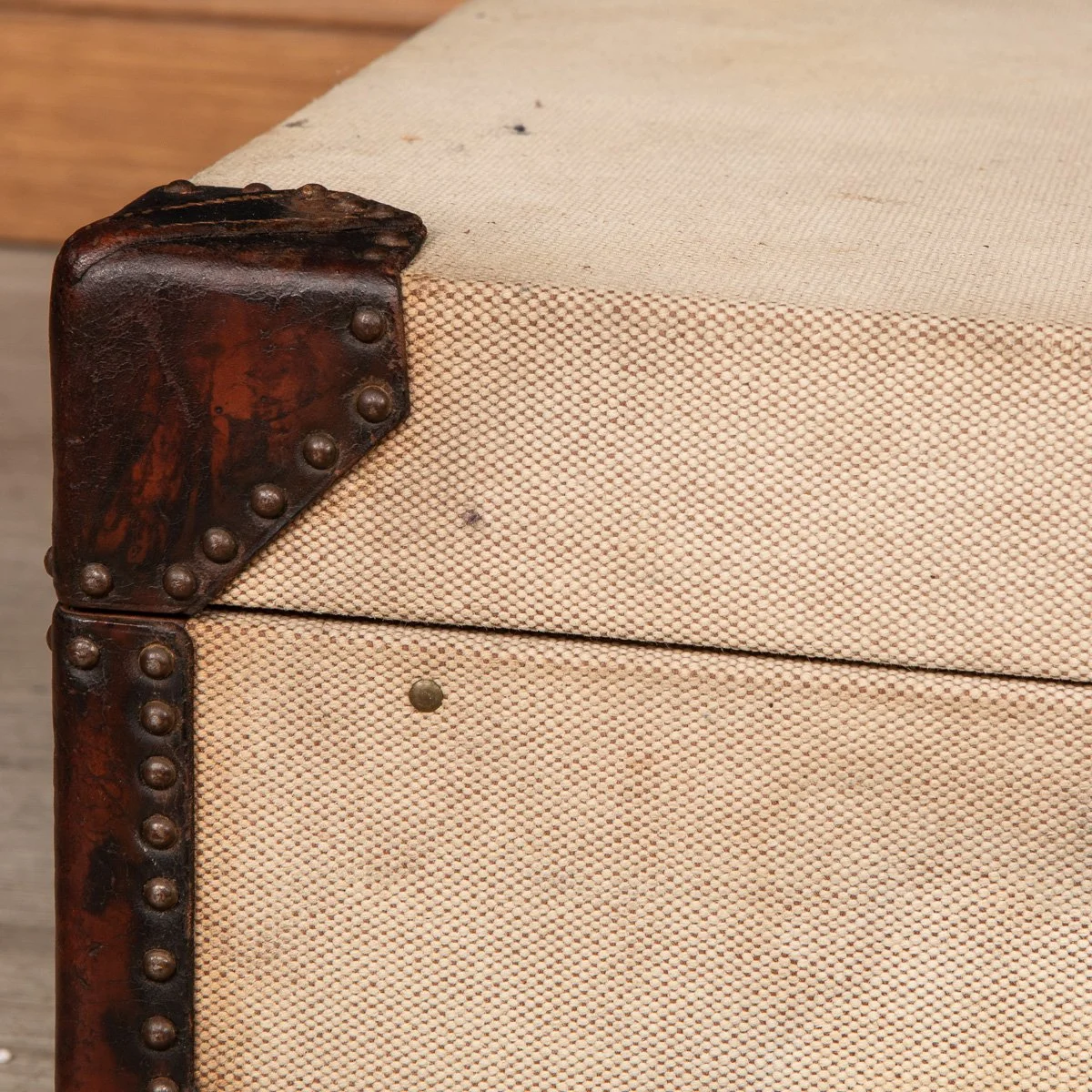 Pushkin Antiques - ANTIQUE 20thC HERMES CANVAS & LEATHER SUITCASE, PARIS c.1910 - 29.jpg