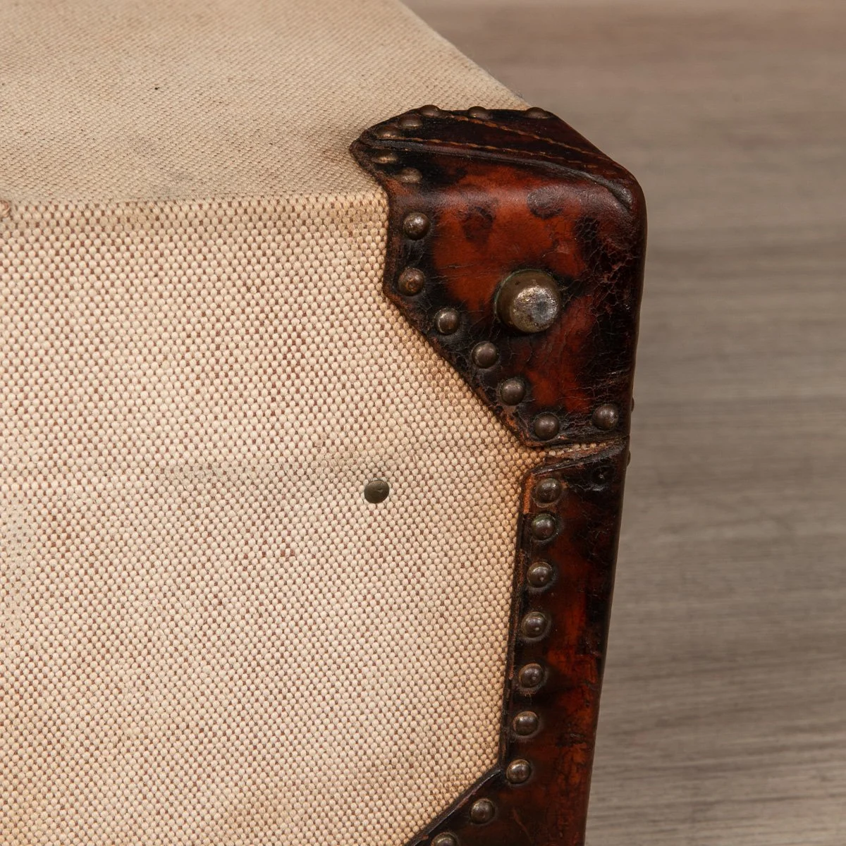Pushkin Antiques - ANTIQUE 20thC HERMES CANVAS & LEATHER SUITCASE, PARIS c.1910 - 33.jpg