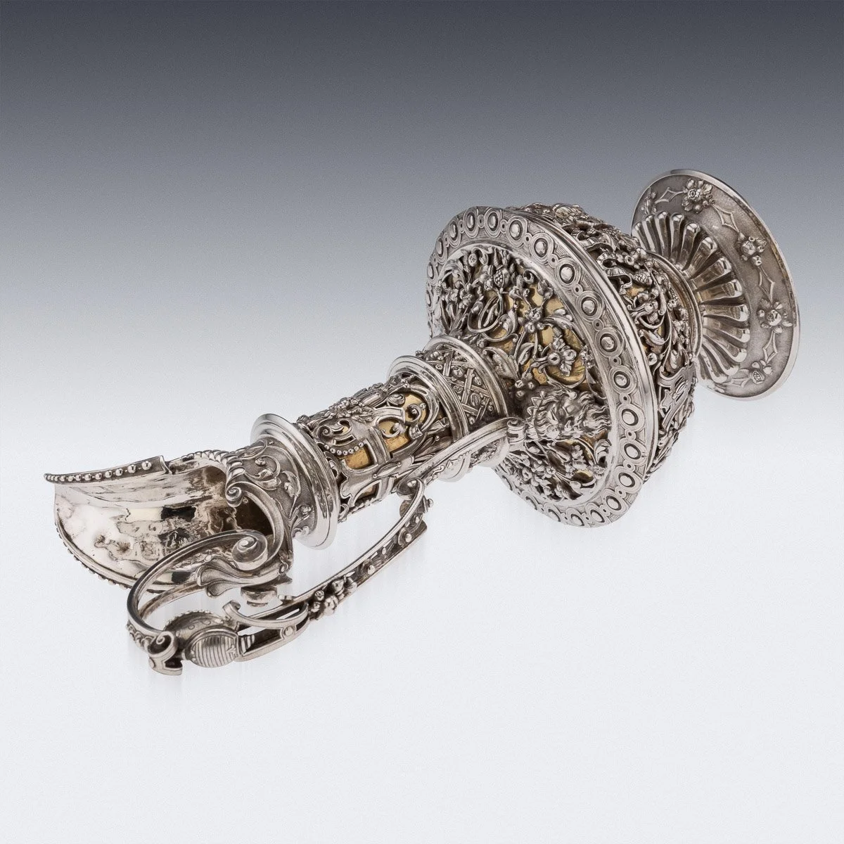 PUSHKIN ANTIQUES - ANTIQUE 19thC FRENCH SOLID SILVER EXCEPTIONAL FIGURAL EWER, ODIOT, PARIS c.1880 - 08.jpg
