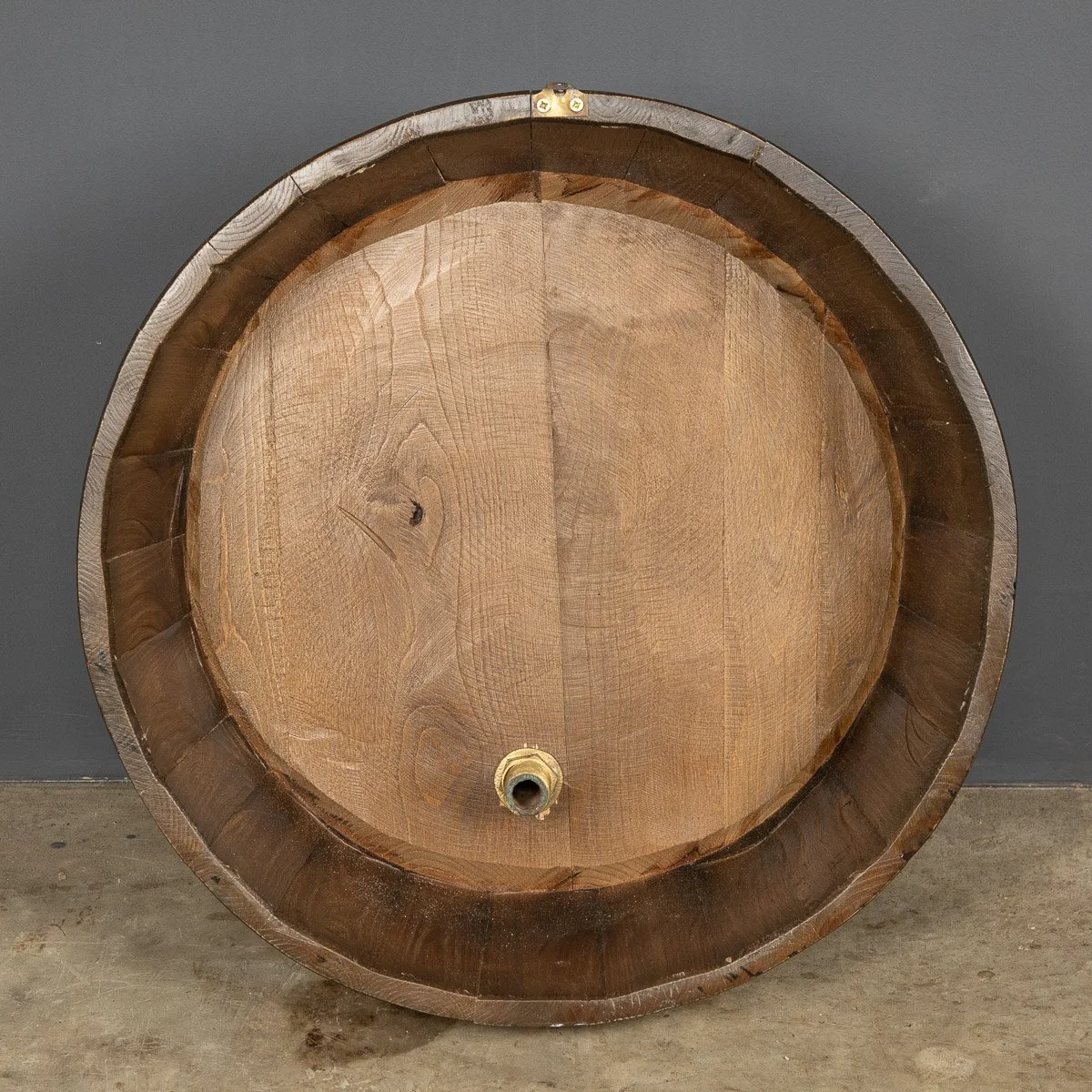 PUSHKIN ANTIQUES - ANTIQUE 20thC BARREL FRAMED WATTS TYRCONNELL WHISKY ADVERTISING MIRROR c.1900 - 05.jpg