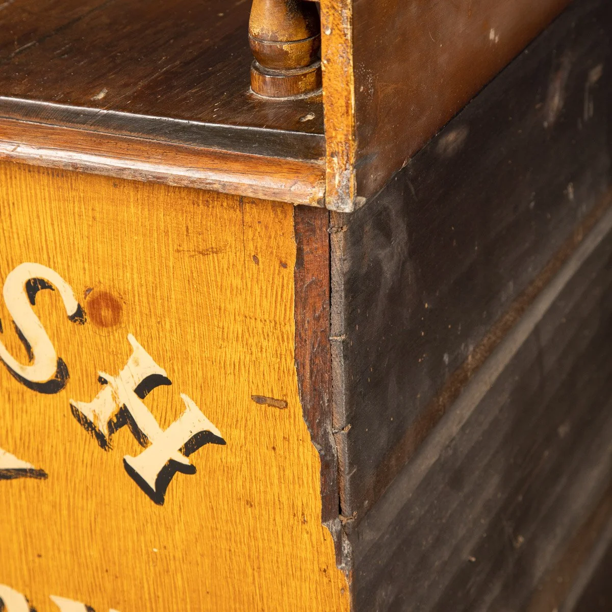 PUSHKIN ANTIQUES - ANTIQUE 19thC VICTORIAN DAIRY ADVERTISING COUNTER SIDEBOARD c.1860 - 28.jpg