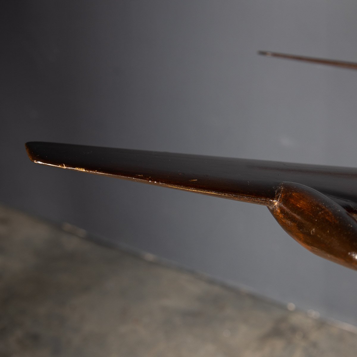 STUNNING 20thC MAHOGANY MODEL OF A HAVILLAND COMET AIRPLANE c.1950 - 18.jpg