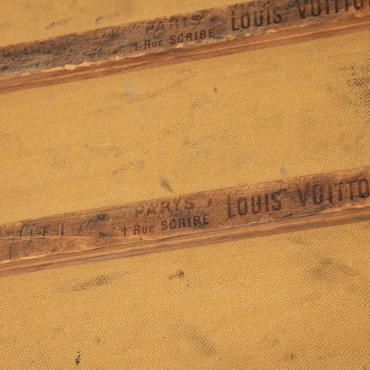 Pushkin Antiques - ANTIQUE 20thC LOUIS VUITTON %22IDEAL%22 TRUNK IN ORANGE %22VUITTONITE%22 CANVAS c.1900 - 36.jpg