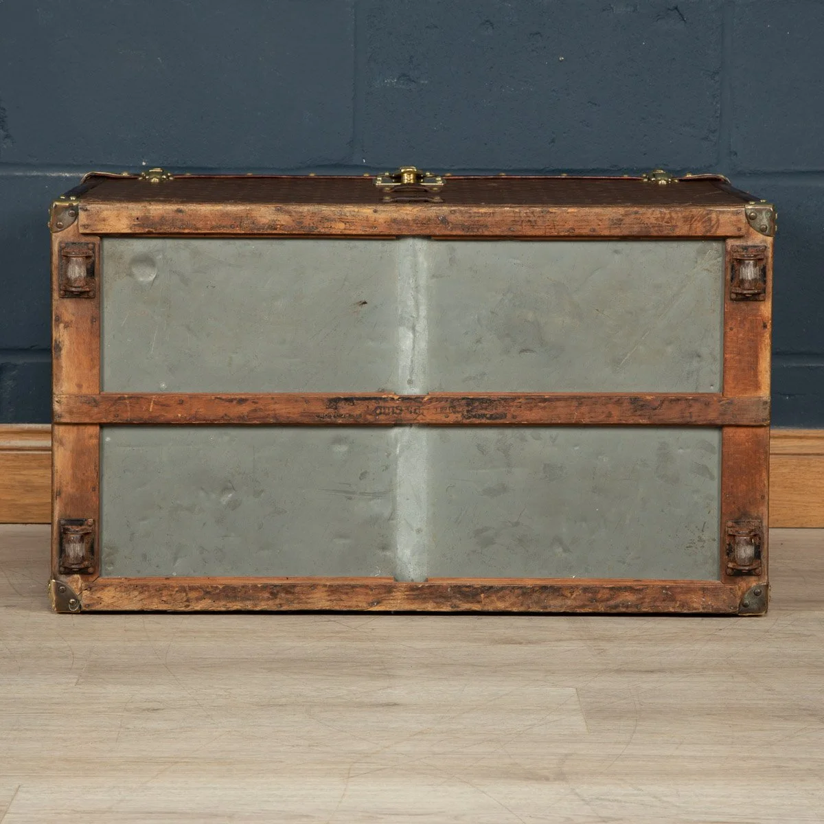 Pushkin Antiques - ANTIQUE 20thC VERY RARE LOUIS VUITTON HAT TRUNK c.1900 - 07.jpg