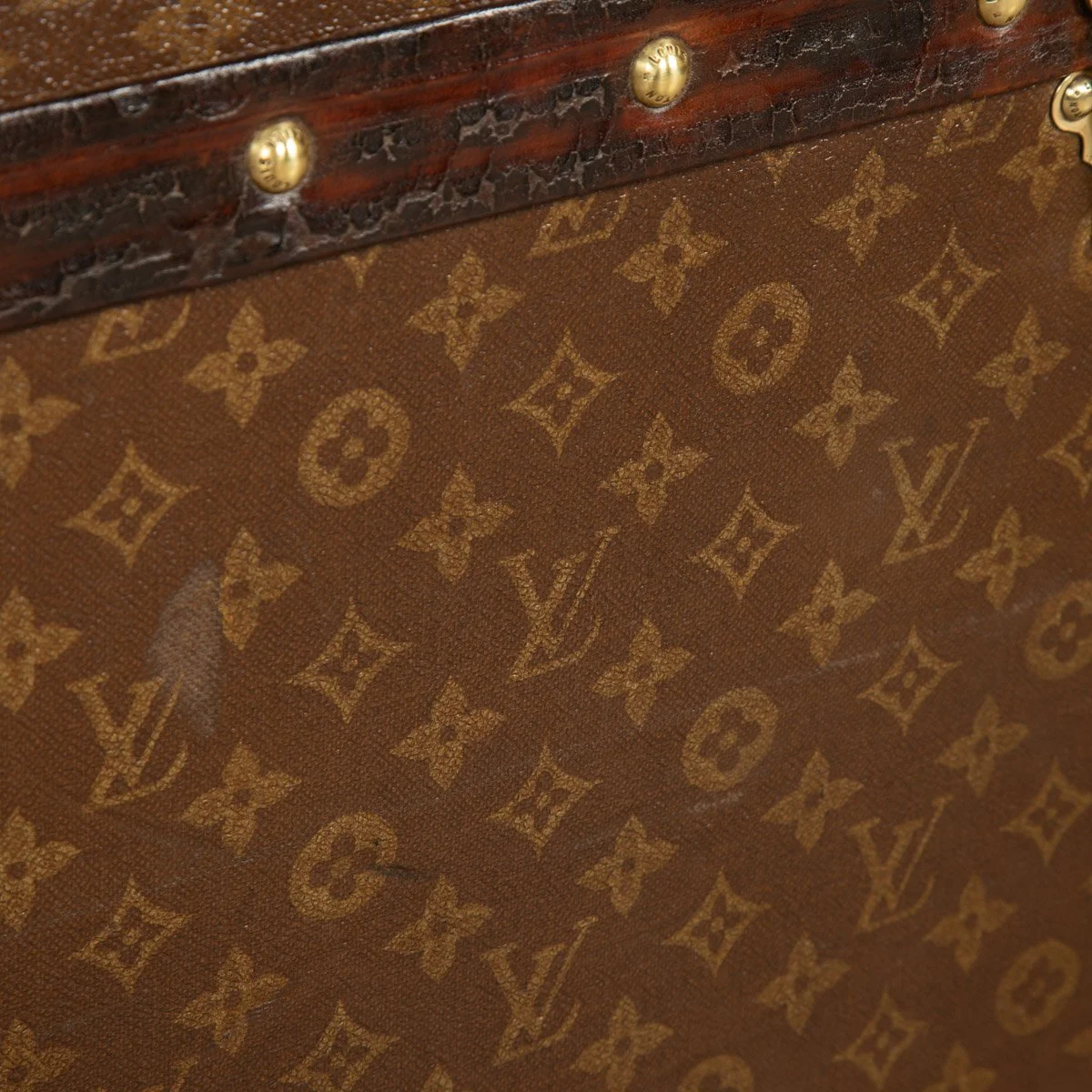 Pushkin Antiques - ANTIQUE 20thC VERY RARE LOUIS VUITTON HAT TRUNK c.1900 - 23.jpg