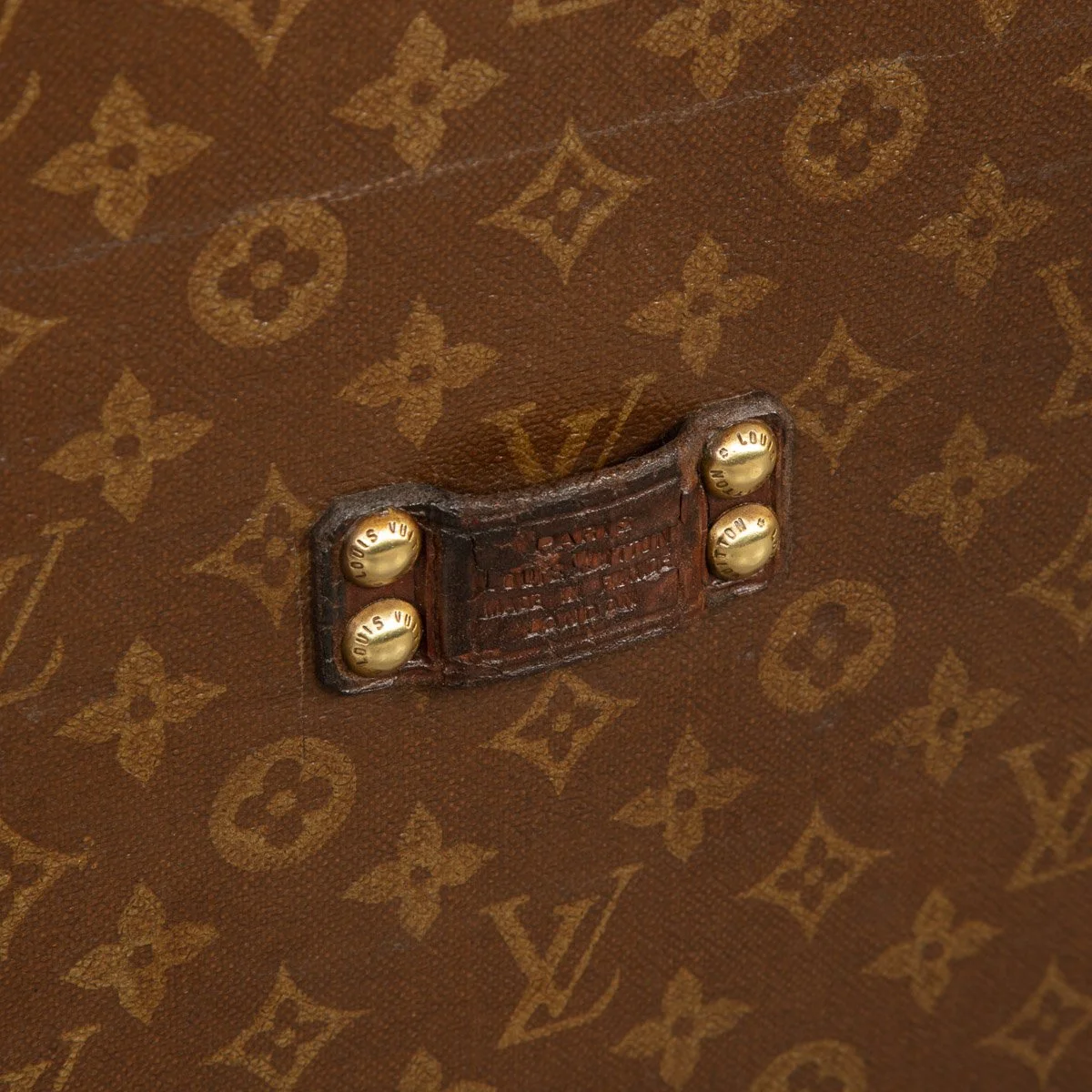 Pushkin Antiques - ANTIQUE 20thC VERY RARE LOUIS VUITTON HAT TRUNK c.1900 - 24.jpg