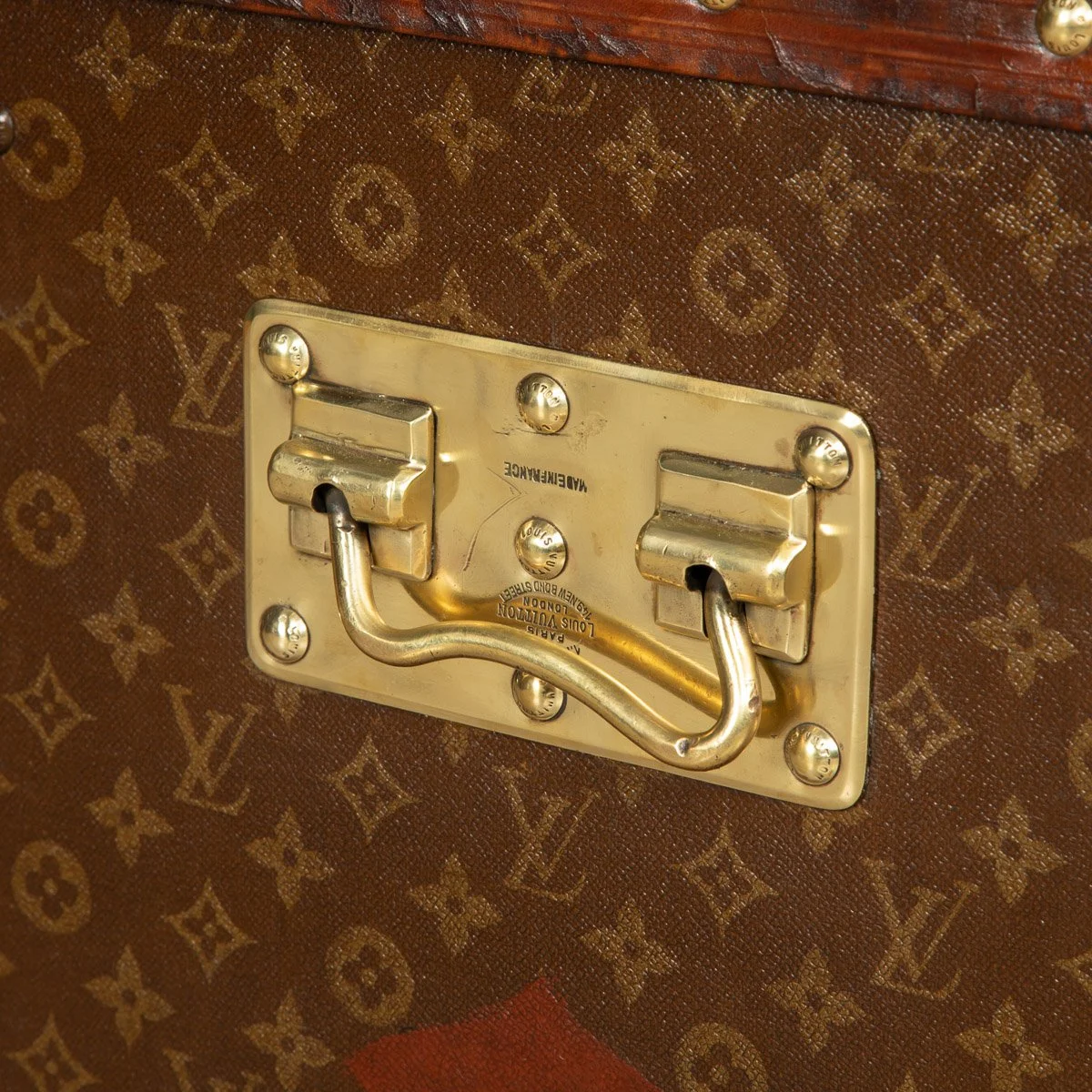 Pushkin Antiques - ANTIQUE 20thC VERY RARE LOUIS VUITTON HAT TRUNK c.1900 - 29.jpg