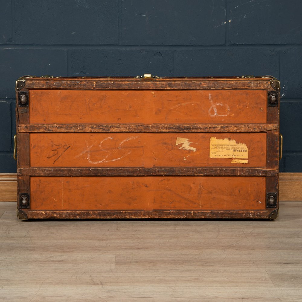 STUNNING 20thC LOUIS VUITTON CABIN TRUNK IN MONOGRAM CANVAS, PARIS c.1910 —  Pushkin Antiques