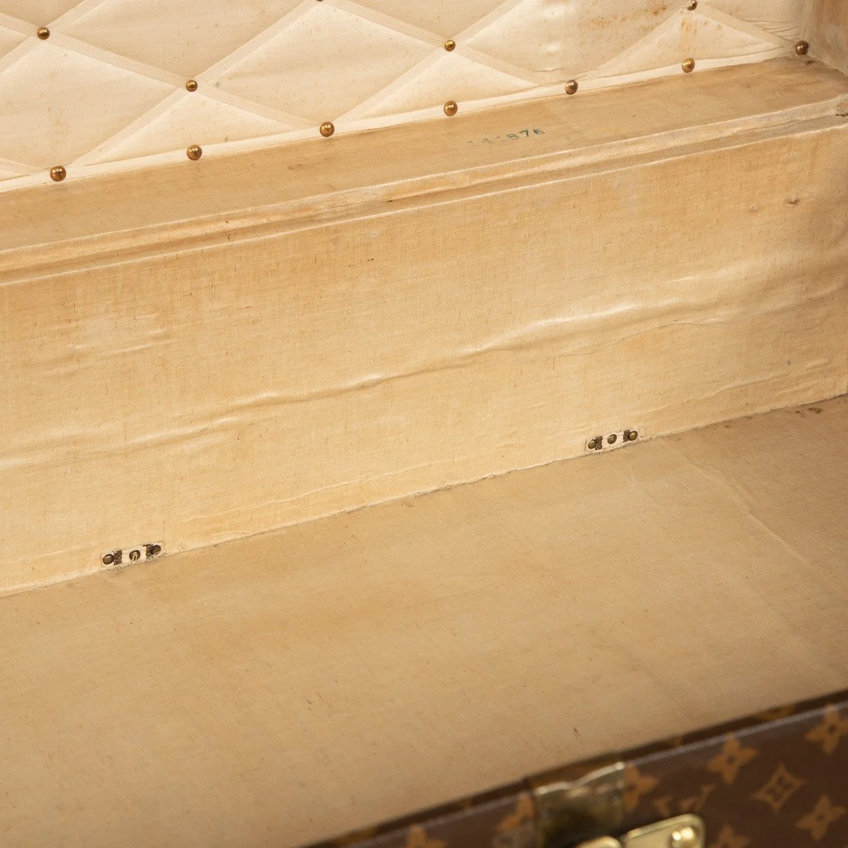 Pushkin Antiques - STUNNING 20thC LOUIS VUITTON CABIN TRUNK IN MONOGRAM CANVAS, PARIS c.1910 - 26.jpg