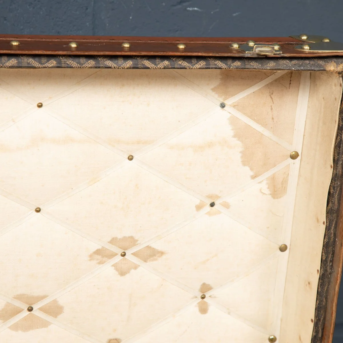 PUSHKIN ANTIQUES - ANTIQUE 20thC FRENCH CABIN TRUNK TRUNK BY GOYARD c.1900 - 27.jpg