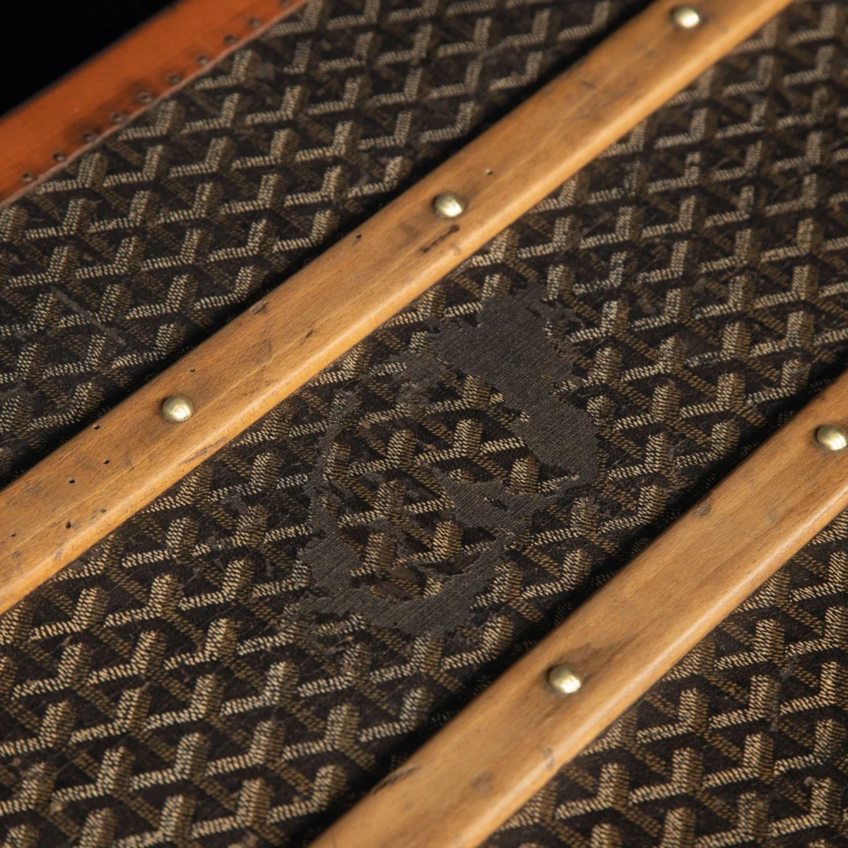 PUSHKIN ANTIQUES - ANTIQUE 20thC FRENCH CABIN TRUNK TRUNK BY GOYARD c.1900 - 37.jpg
