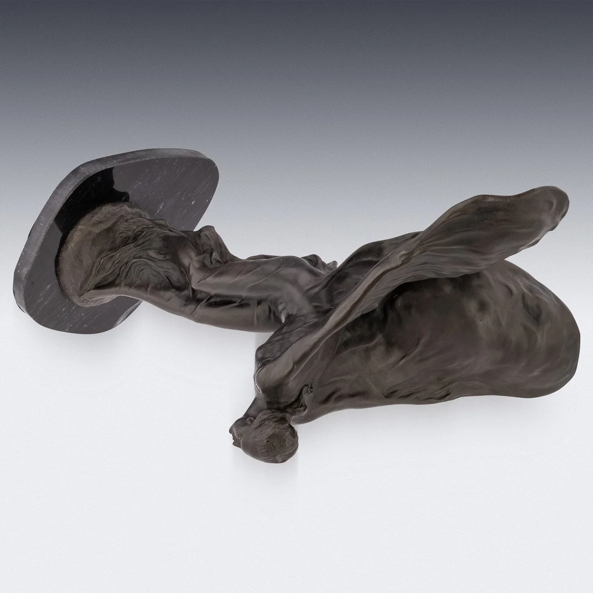 PUSHKIN ANTIQUES - ROLLS ROYCE 'SPIRIT OF ECSTASY' SHOWROOM BRONZE, SIGNED CHARLES SYKES NO.28 - 07.jpg