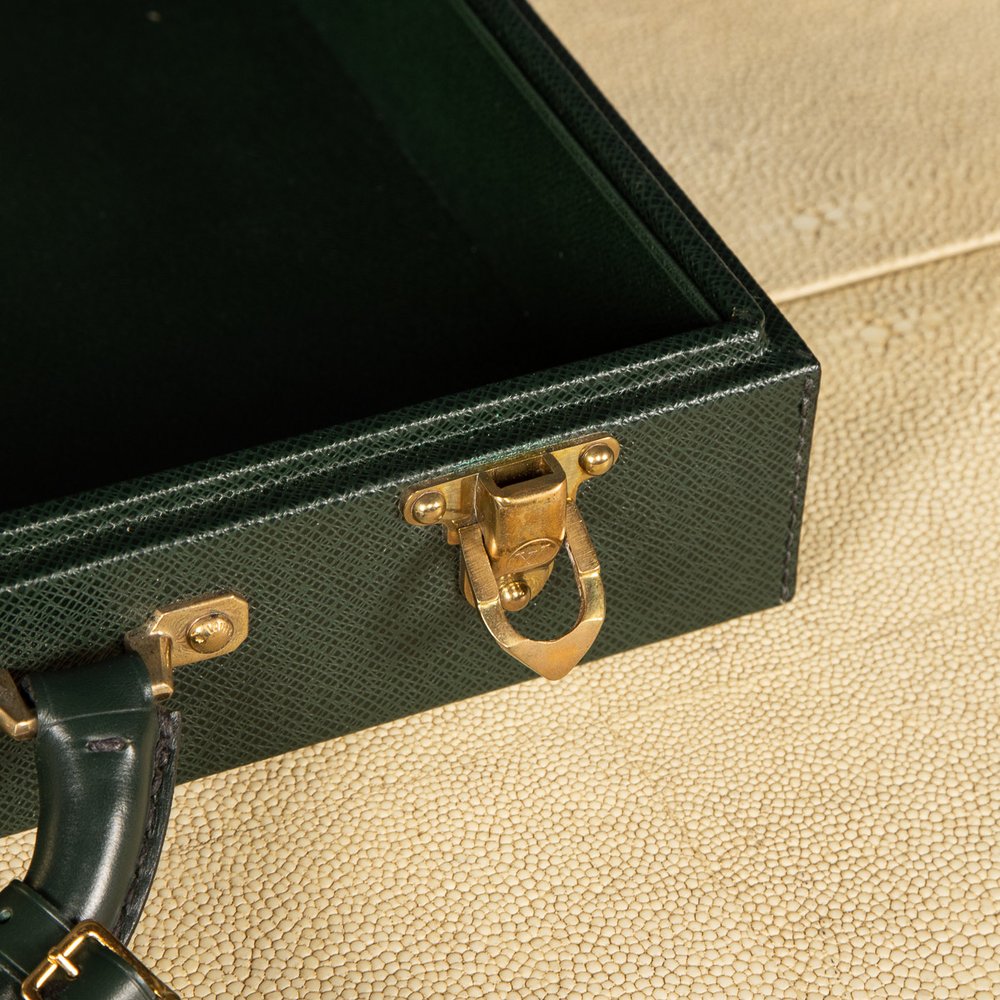 LATE 20thC TAIGA LEATHER BRIEFCASE BY LOUIS VUITTON