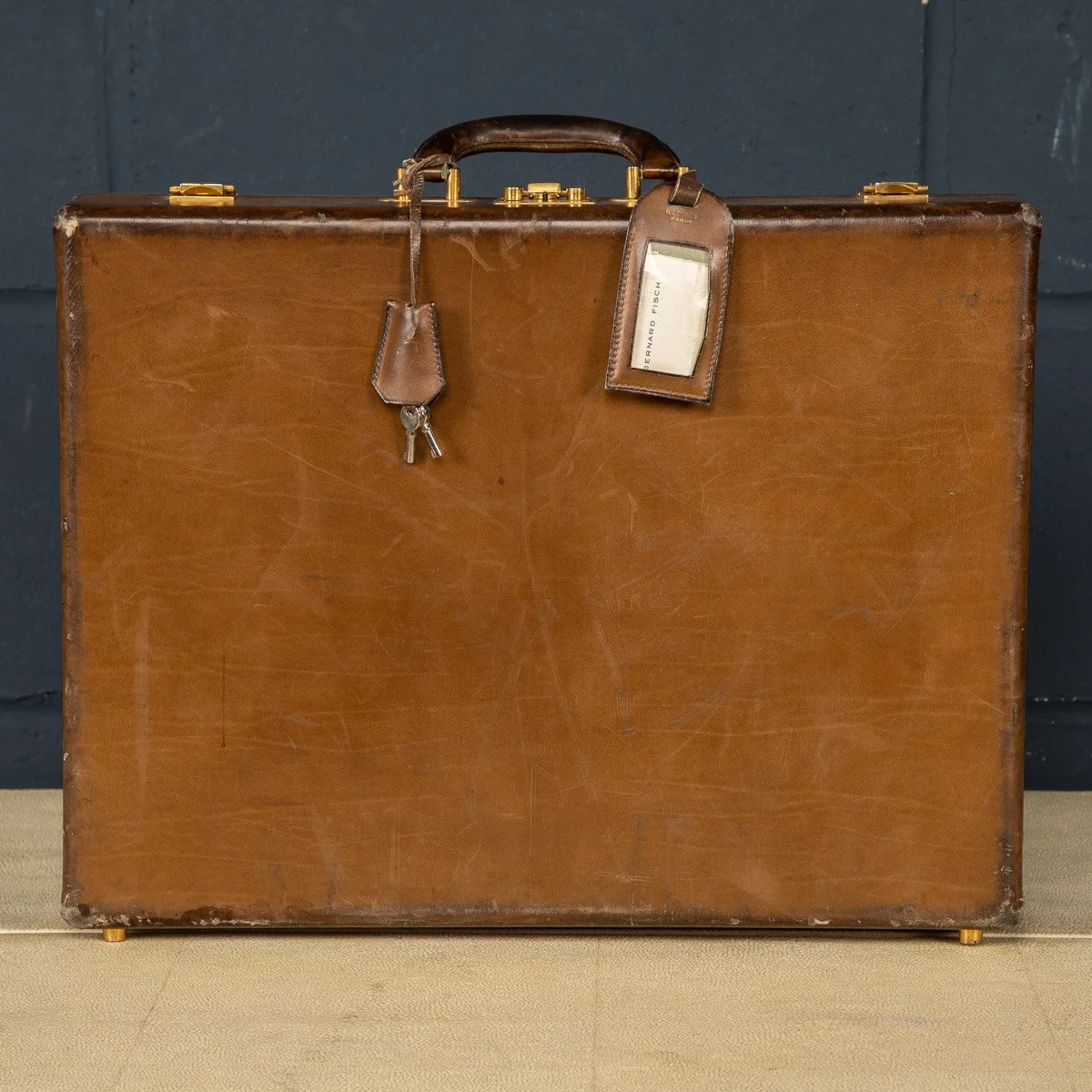 VINTAGE LEATHER BRIEFCASE BY HERMES, PARIS c.1950 - 03.jpg
