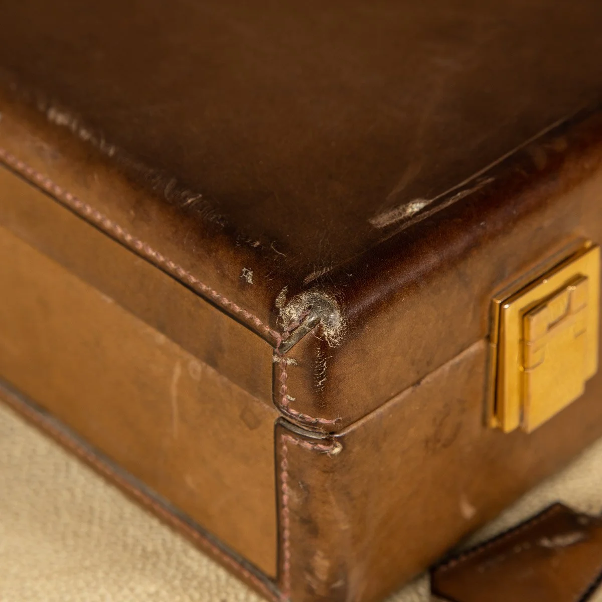 VINTAGE LEATHER BRIEFCASE BY HERMES, PARIS c.1950 - 17.jpg