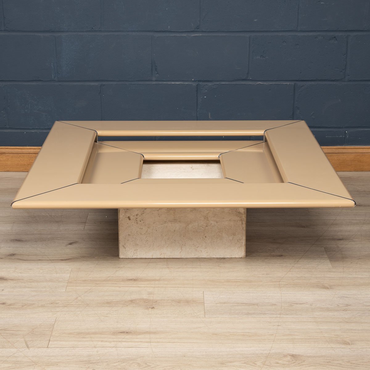 STRIKING 20thC B&B ITALIA COFFEE TABLE BY PAOLO PIVA c.1980 - 12.jpg