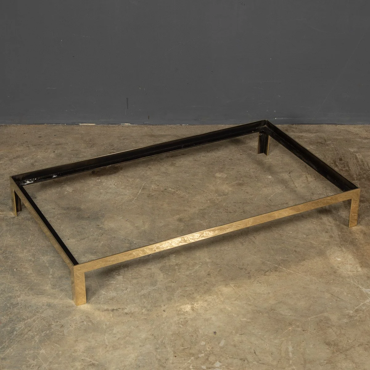 ANTIQUE 20thC LOUIS VUITTON CABIN TRUNK ON A BESPOKE BRASS STAND, PARIS c.1920 - 10.jpg