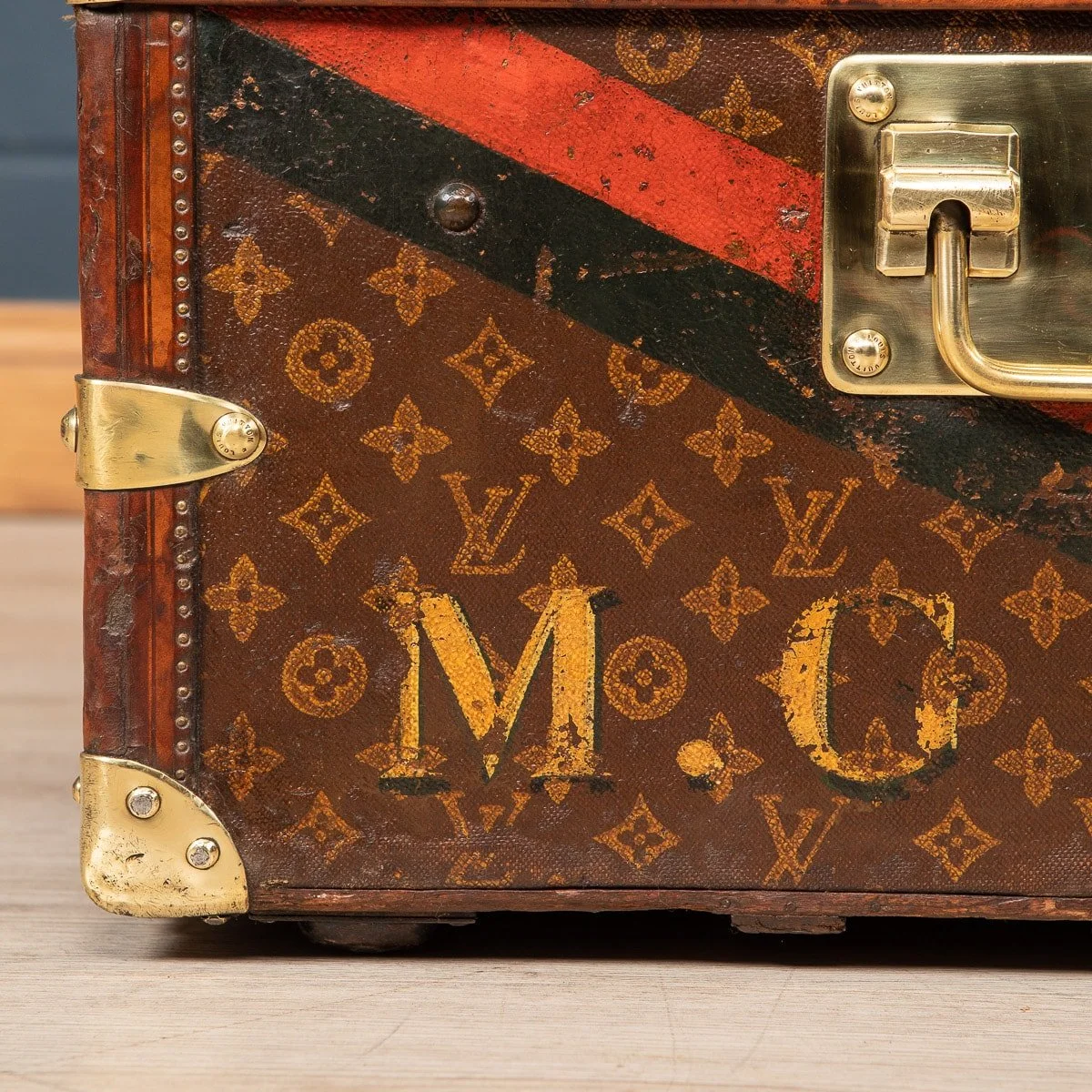 Pushkin Antiques - 20thC LOUIS VUITTON CABIN TRUNK, FRANCE c.1910 - 40.jpg