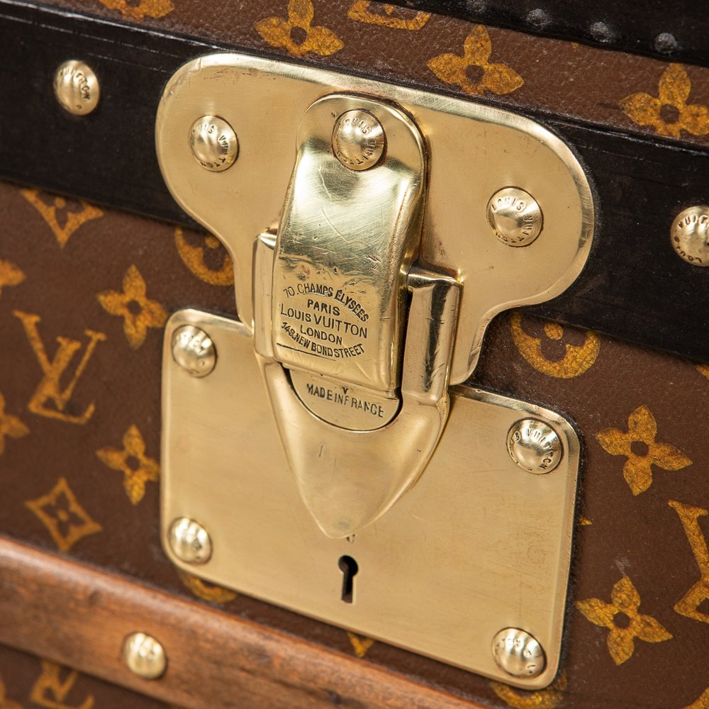 Louis Vuitton trunk, LV, Made in France, 1930s