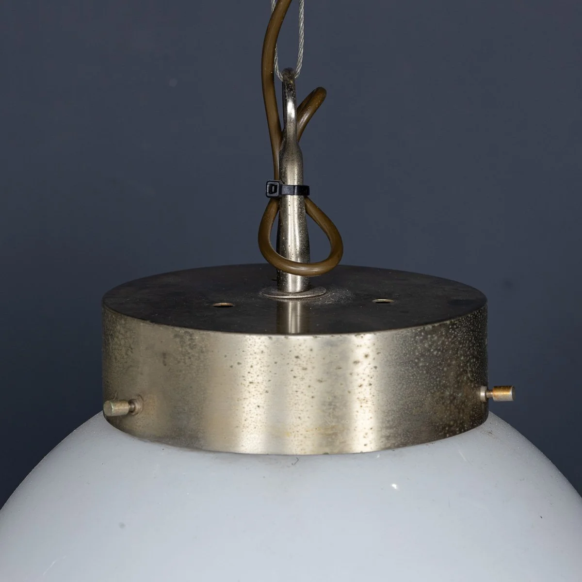PUSHKINS.COM - D11345 - 20thC ITALIAN PAIR OF %22DELTA%22 OPALINE PENDANT LIGHTS BY SERGIO MAZZA c.1960 - 05.jpg