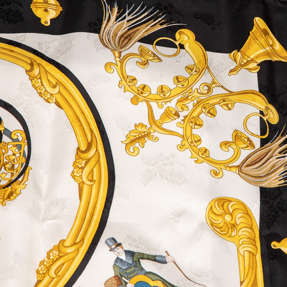 A SILK HERMES SCARF SPRINGS IN THE ORIGINAL BOX, FRANCE, OF RECENT  PRODUCTION — Pushkin Antiques
