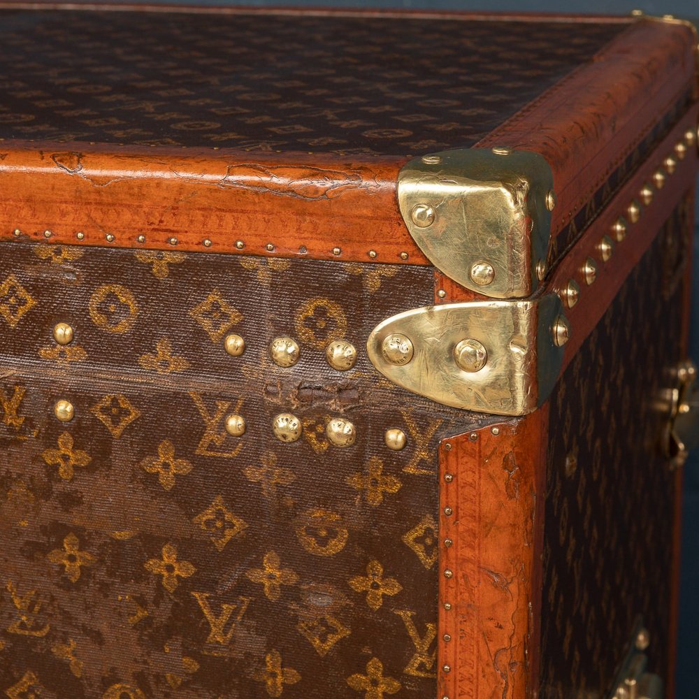 Louis Vuitton trunk malle cabine I Lovely orange - THE HOUSE OF WAUW