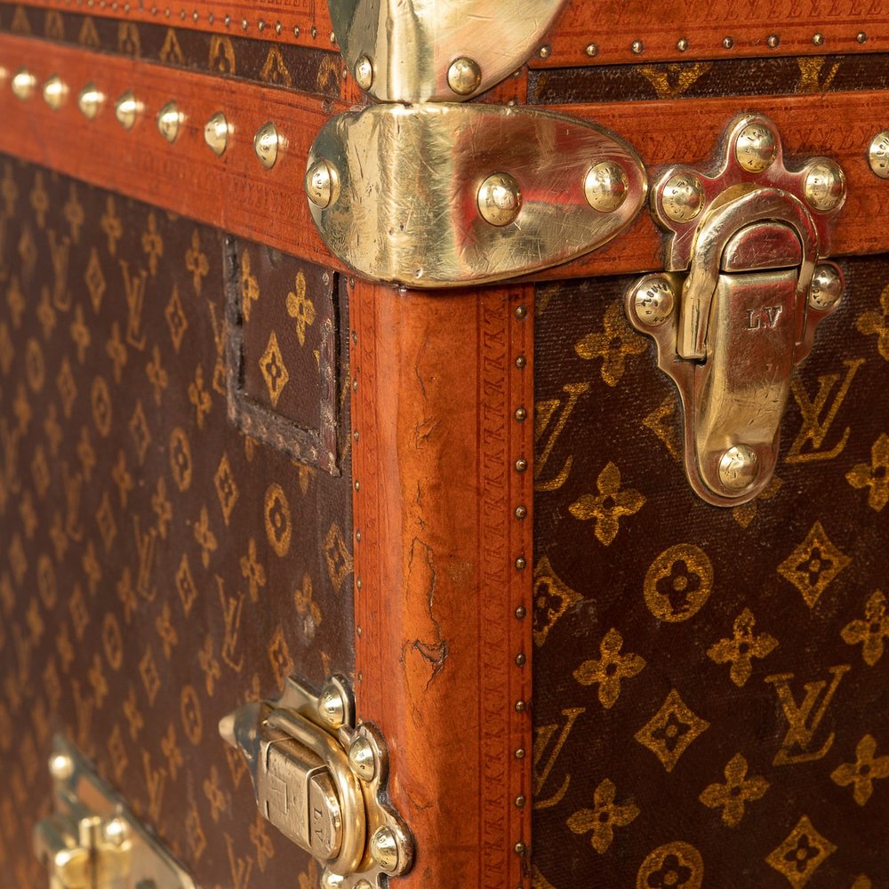 Circa 1920's Louis Vuitton Steamer. The craftwork and every detail