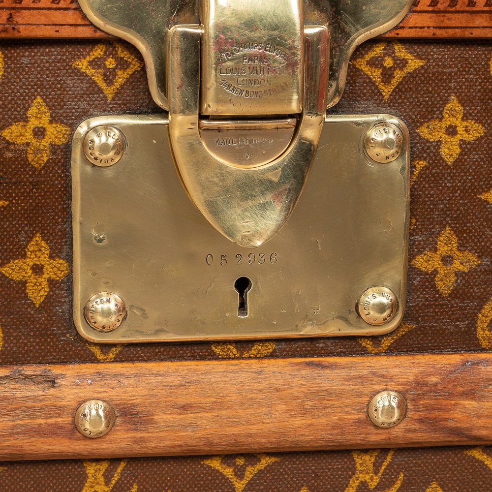 LOUIS VUITTON Vintage 19" Compact Travel Carryon Suitcase