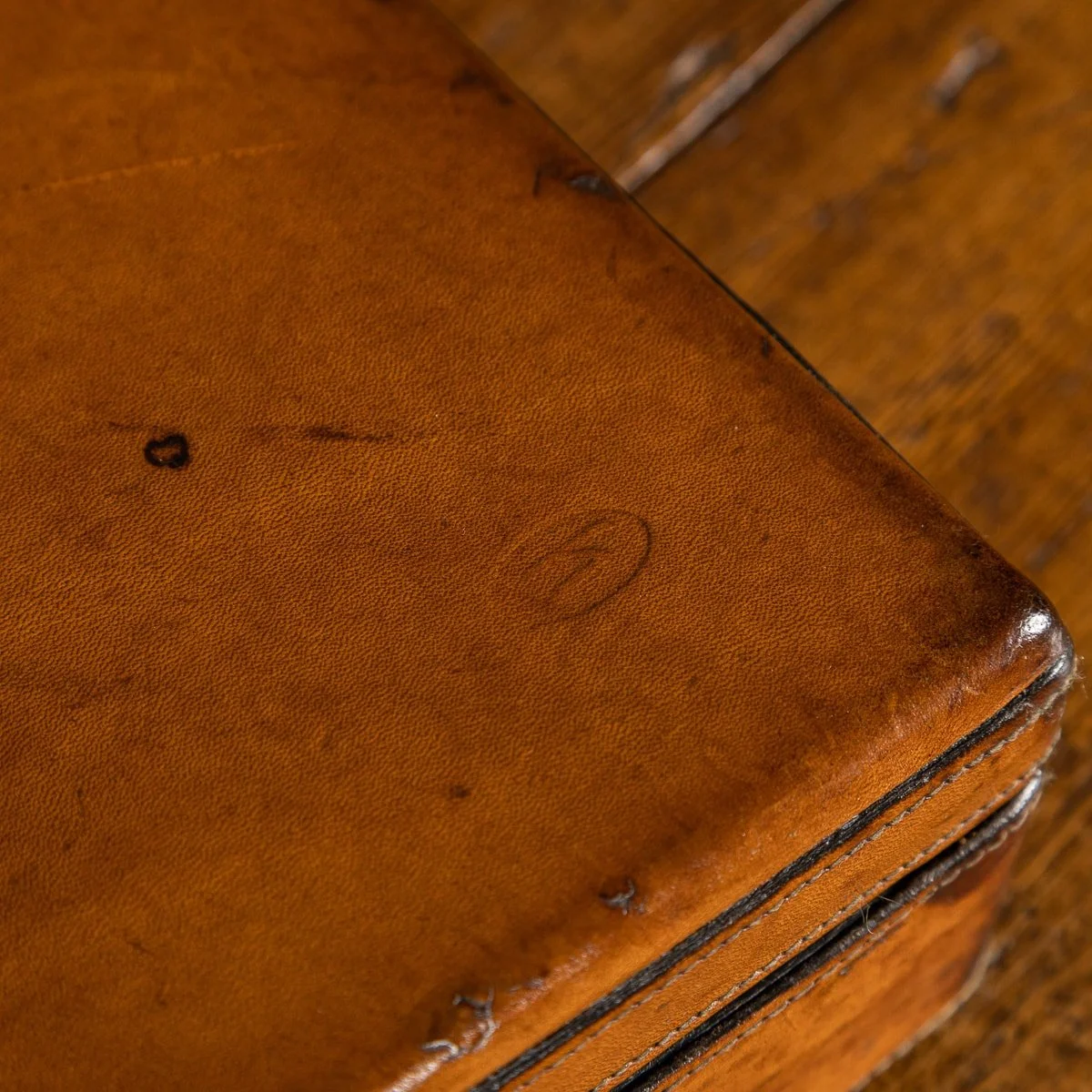 PUSHKIN ANTIQUES - ANTIQUE 20thC AMERICAN LEATHER BRIEFCASE BY HARTMANN c.1920 - 17.jpg