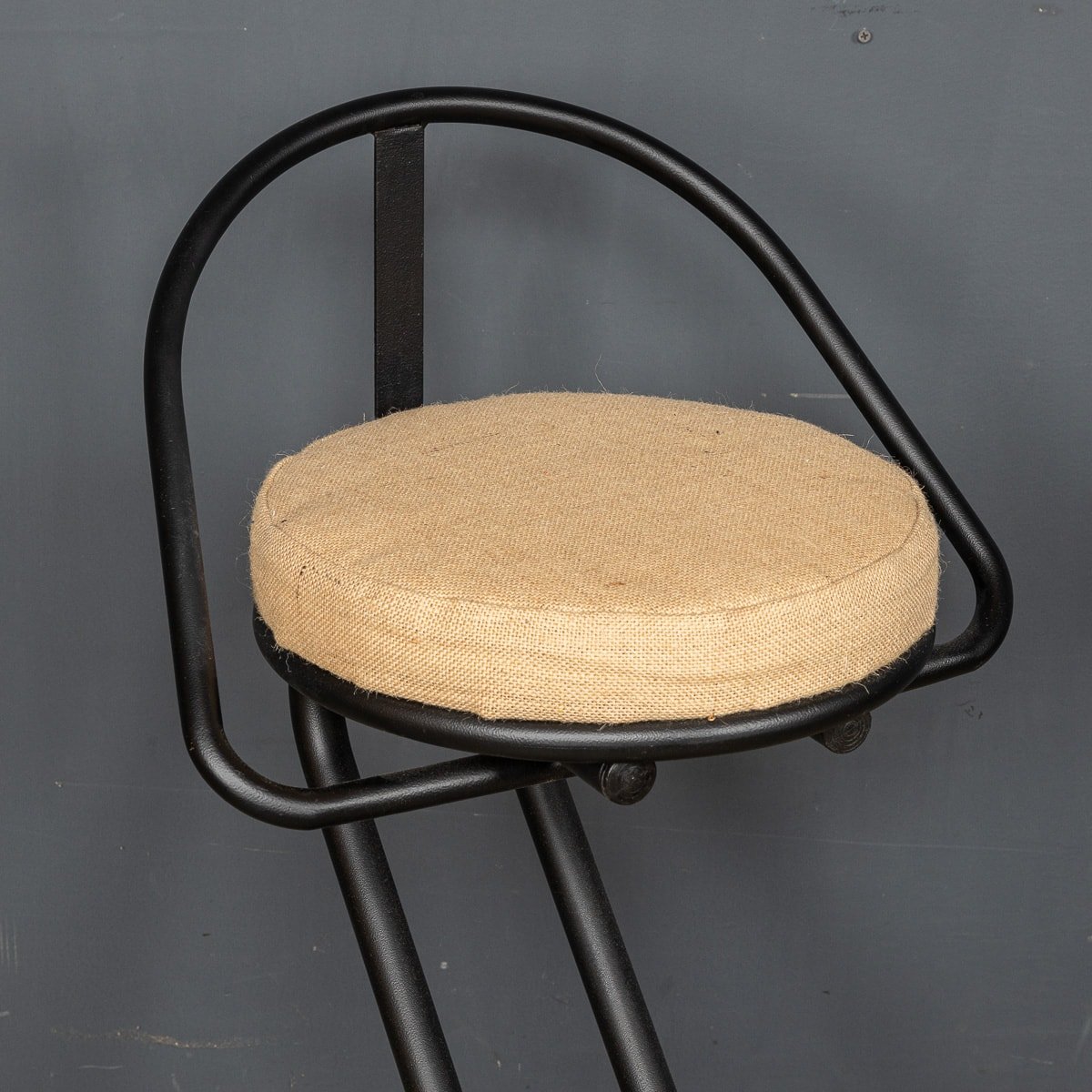 PUSHKIN ANTIQUES - STUNNING MID 20thC SET OF TWELVE BAR STOOLS c.1960 - 08.jpg