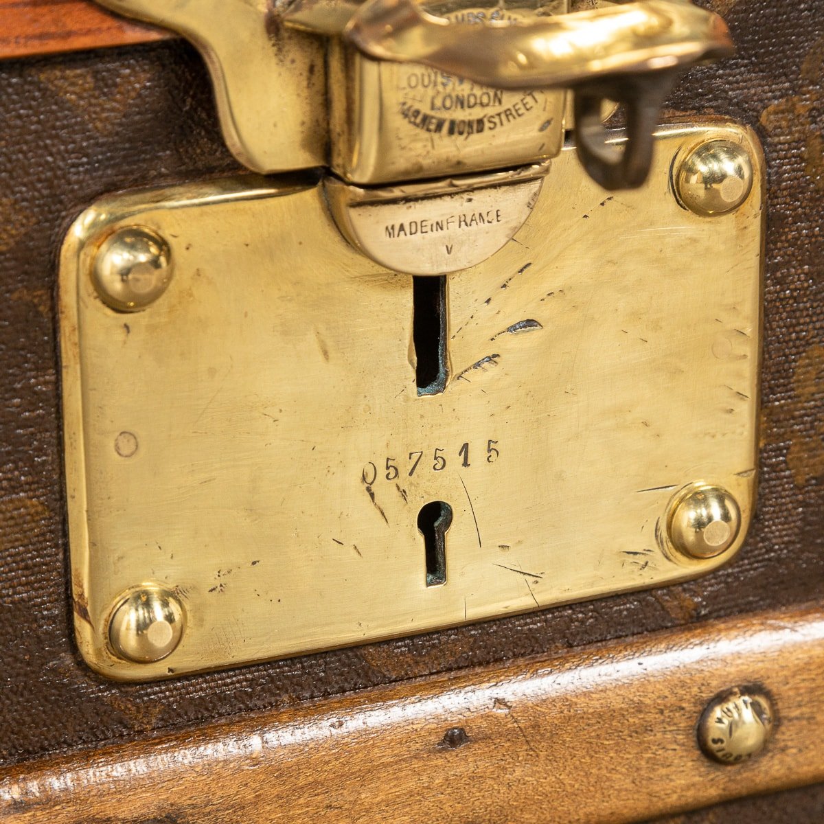PUSHKIN ANTIQUES - ANTIQUE 20thC LOUIS VUITTON CABIN TRUNK IN MONOGRAM CANVAS, FRANCE c.1930 - 22.jpg