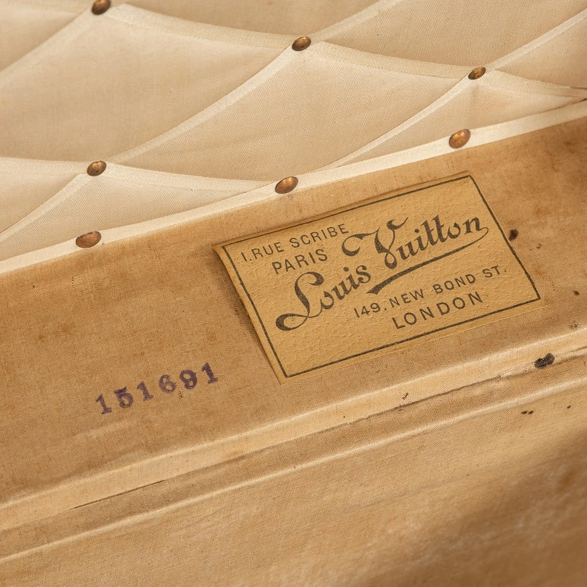PUSHKIN ANTIQUES - 20thC LOUIS VUITTON CABIN TRUNK IN MONOGRAM CANVAS, PARIS c.1930 - 20.jpg